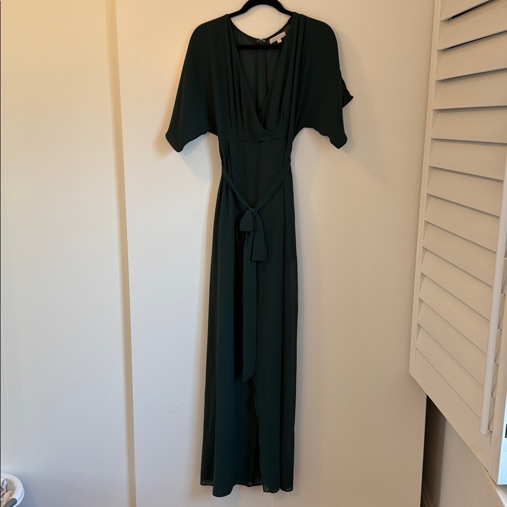 Beautiful dark green dress